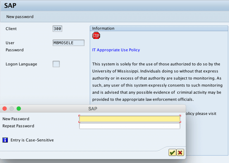 SelfHelp Feature Reset Your SAP Password TECHNews TECHNews