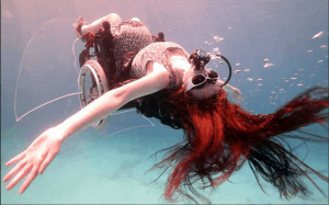 Spinning in a SCUBA chair