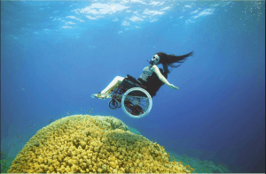 SCUBA chair and coral